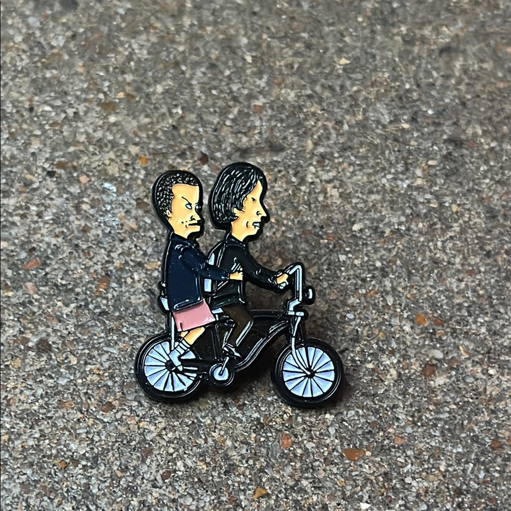 Beavis and Butthead x Stranger Things pin